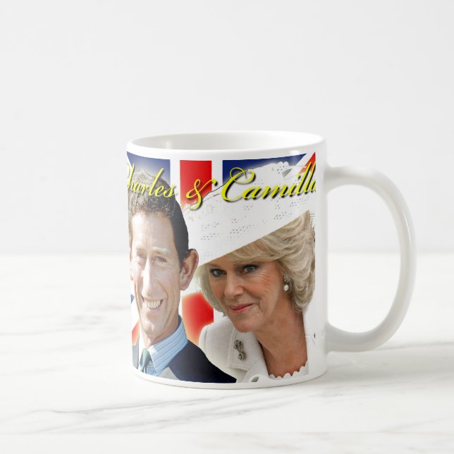 HRH Prince Charles & HRH Duchess of Cornwall Coffee Mug (Right)