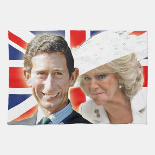 HRH Prince Charles & HRH Duchess of Cornwall Kitchen Towel
