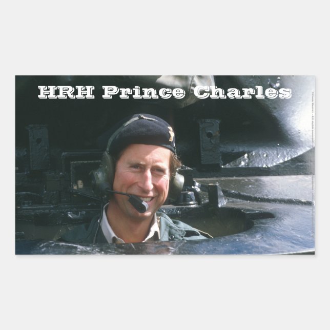 HRH Prince Charles Sticker (Front)