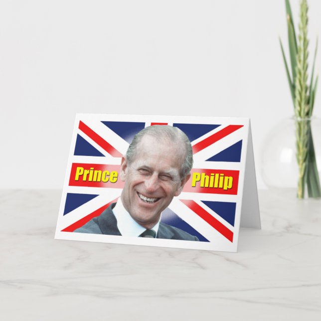 HRH Prince Philip Holiday Card (Front)