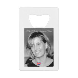 HRH Sophie, Countess of Wessex Credit Card Bottle Opener