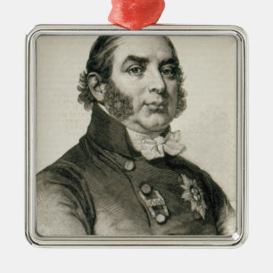 HRH The Duke of Kent, the Queen's Father Metal Ornament