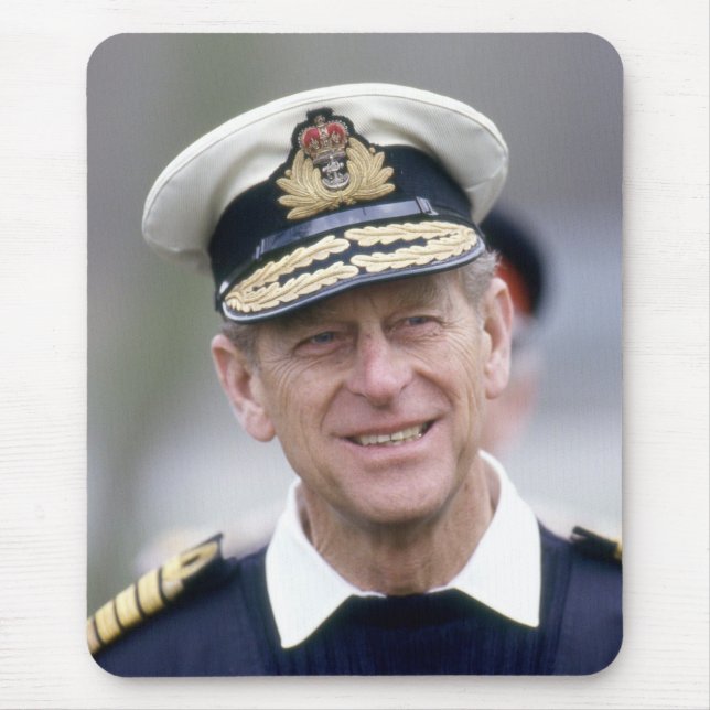 HRH The Prince Philip, Duke of Edinburgh Mouse Pad (Front)
