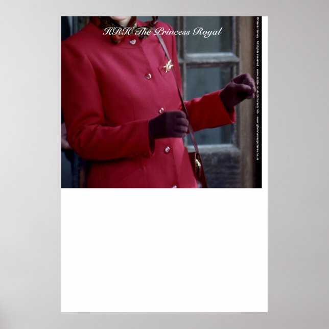 HRH The Princess Royal Poster (Front)