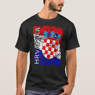 Hrvatska Croatia Crest Croatia Men And Women T-Shirt