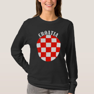 Hrvatska Croatian Flag Croatian Pride Croatia Croa T-Shirt