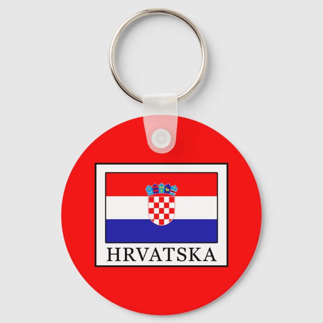 Hrvatska Keychain (Front)