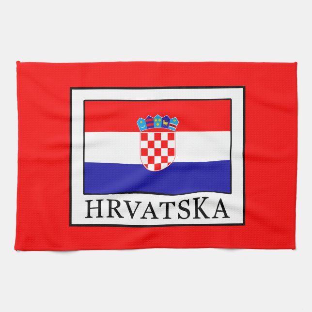 Hrvatska Kitchen Towel (Horizontal)