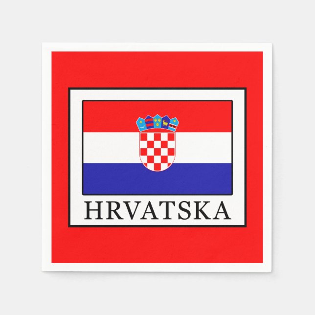 Hrvatska Napkin (Front)