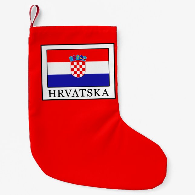 Hrvatska Small Christmas Stocking (Front)