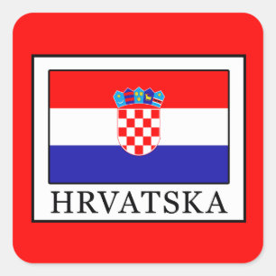 Hrvatska Square Sticker