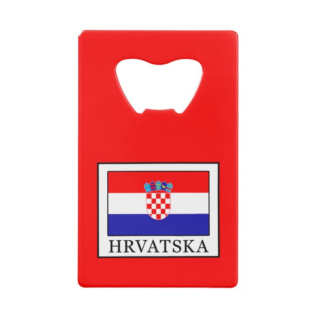 Hrvatska Wallet Bottle Opener (Front)