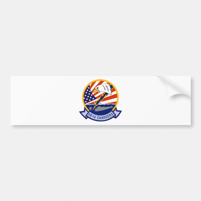 HS-14 Chargers Bumper Sticker (Front)