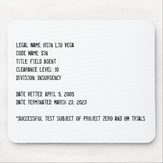 Hsin files mouse pad