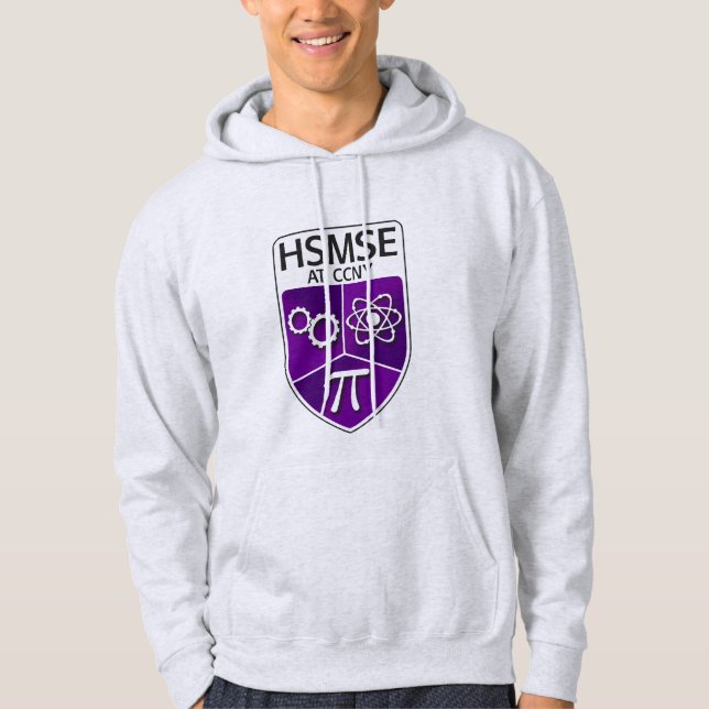 HSMSE Sweat - shirt à capuche d'extraction en gris (Devant)