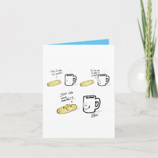 HTC Corn on the Cob and Coffee Mug Card