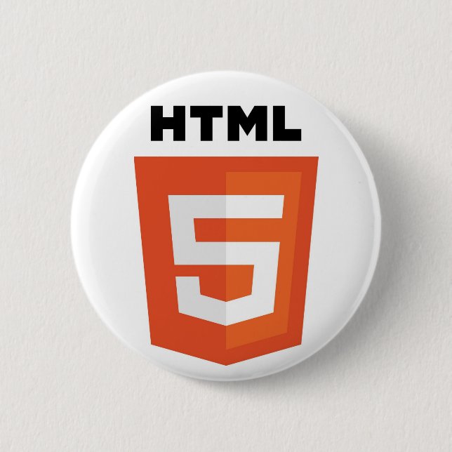 HTML5 2 INCH ROUND BUTTON (Front)