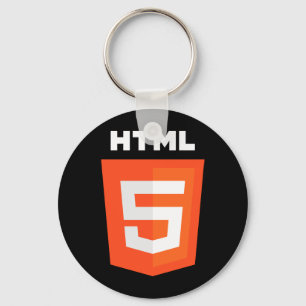 HTML 5 Logo Keychain