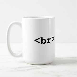 HTML/CSS Coffee Mug (#c0ffee <br>, coffee break)