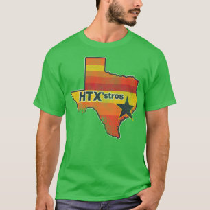 HTXstros Baseball Retro Colorway T-Shirt