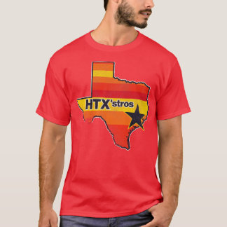 HTXstros Baseball Retro Colorway T-Shirt