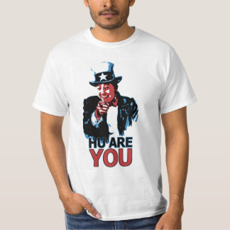 Hu Are You by Chris Hu T-Shirt