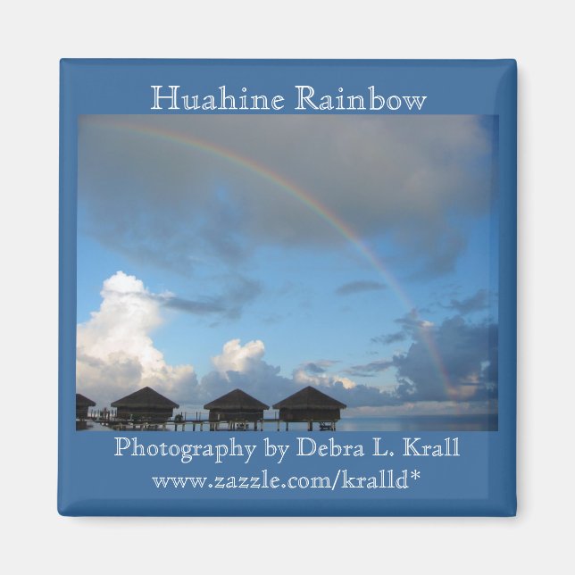 Huahine Rainbow Magnet (Devant)