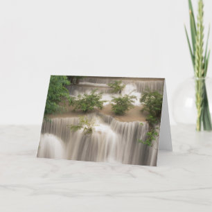 Huai Mae Khamin Waterfall Thailand Card