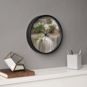 Huai Mae Khamin Waterfall Thailand Clock