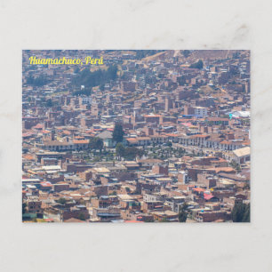 Huamachuco, Perú, City View Postcard
