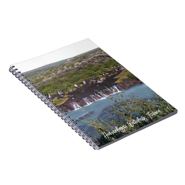 Huaranfossar waterfall designed notebook (Right Side)