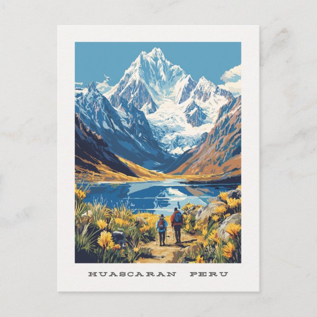 Huascaran Peru Travel Postcard (Front)