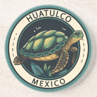 Huatulco Mexico Turtle Badge