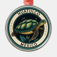 Huatulco Mexico Turtle Badge