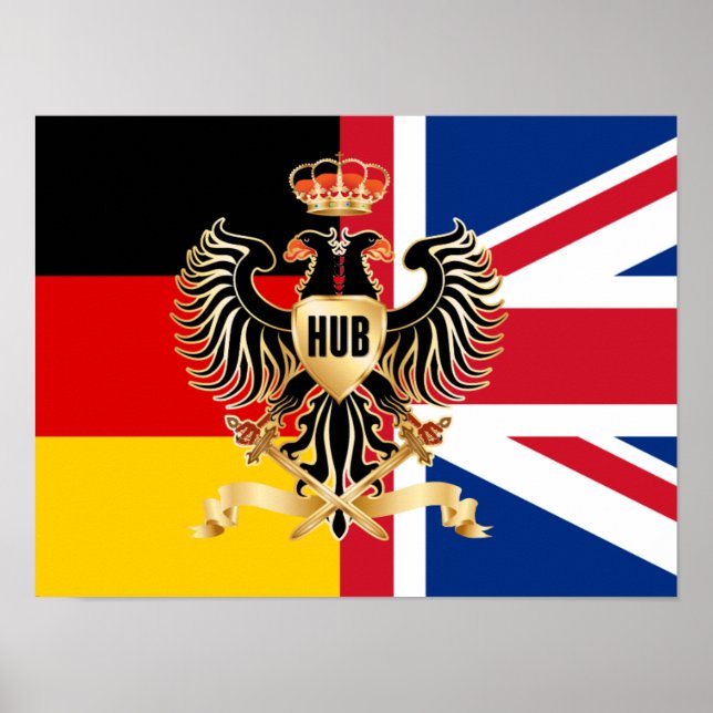 Hub Federation Flag 16" x 12"Poster Paper (Matte) Poster (Front)