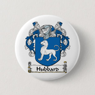 Hubbard Family Crest 2 Inch Round Button