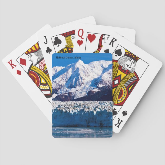 Hubbard Glacier, USA Playing cards (Back)