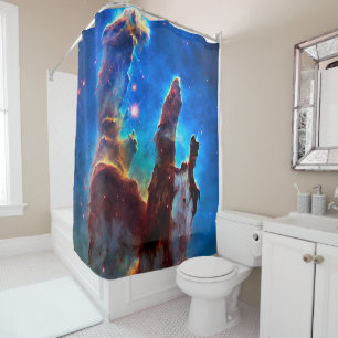 Hubble Eagle Nebula Shower Curtain