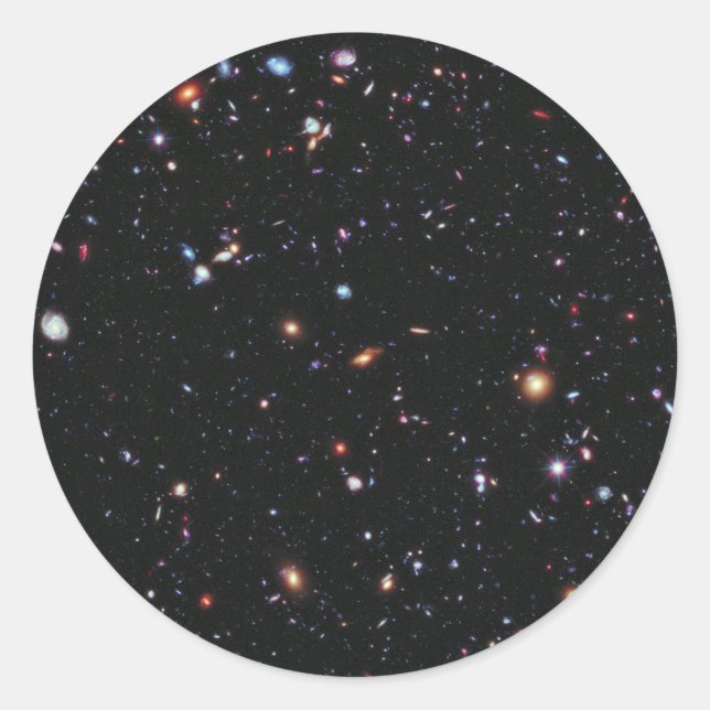 Hubble eXtreme Deep Field Classic Round Sticker (Front)