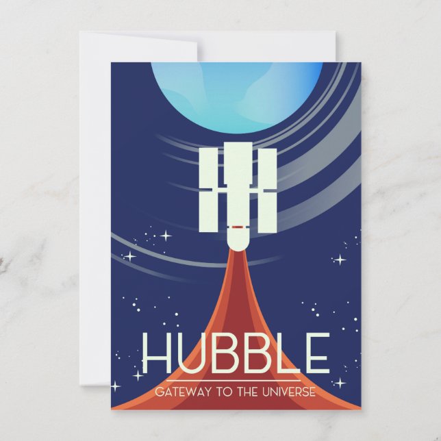 Hubble Gateway to the Universe Invitation (Back)