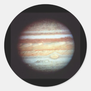 Hubble Jupiter Classic Round Sticker