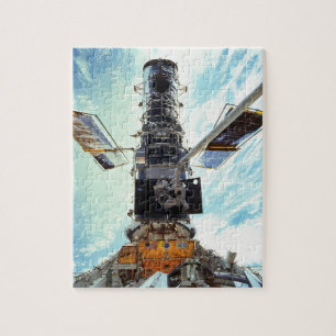 Hubble Space Telescope and astronauts Jigsaw Puzzle