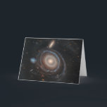 Hubble Space Telescope Bullseye Galaxy Thank You Card<br><div class="desc">The galaxy known as LEDA 1313424 appears to haver several rings surrounding what might be seen as a classic spiral galaxy. This stunning image was captured by NASA’s Hubble Space Telescope and is the result of a cosmic collision between a dwarf galaxy passed through the larger LEDA galaxy.</div>
