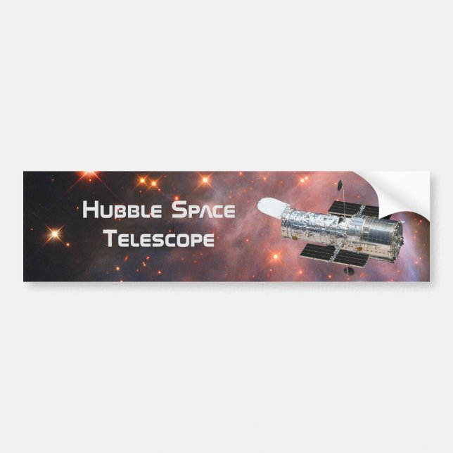 Hubble Space Telescope Bumper Sticker (Front)