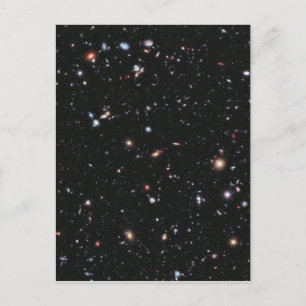 Hubble Space Telescope Field of Galaxies Postcard