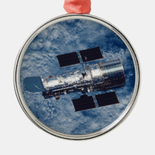 Hubble Space Telescope HST Metal Ornament