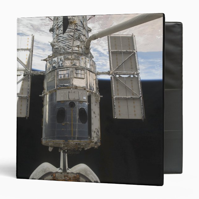 Hubble Space Telescope in Atlantis cargo bay Binder (Front/Inside)