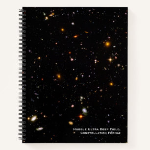 Hubble Telescope Ultra Deep Field Galaxies Photo Notebook