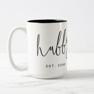 "Hubby" Couple Mug Anniversaire Mariage