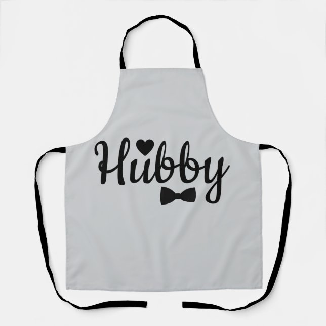 Hubby Matching Couple Apron (Front)